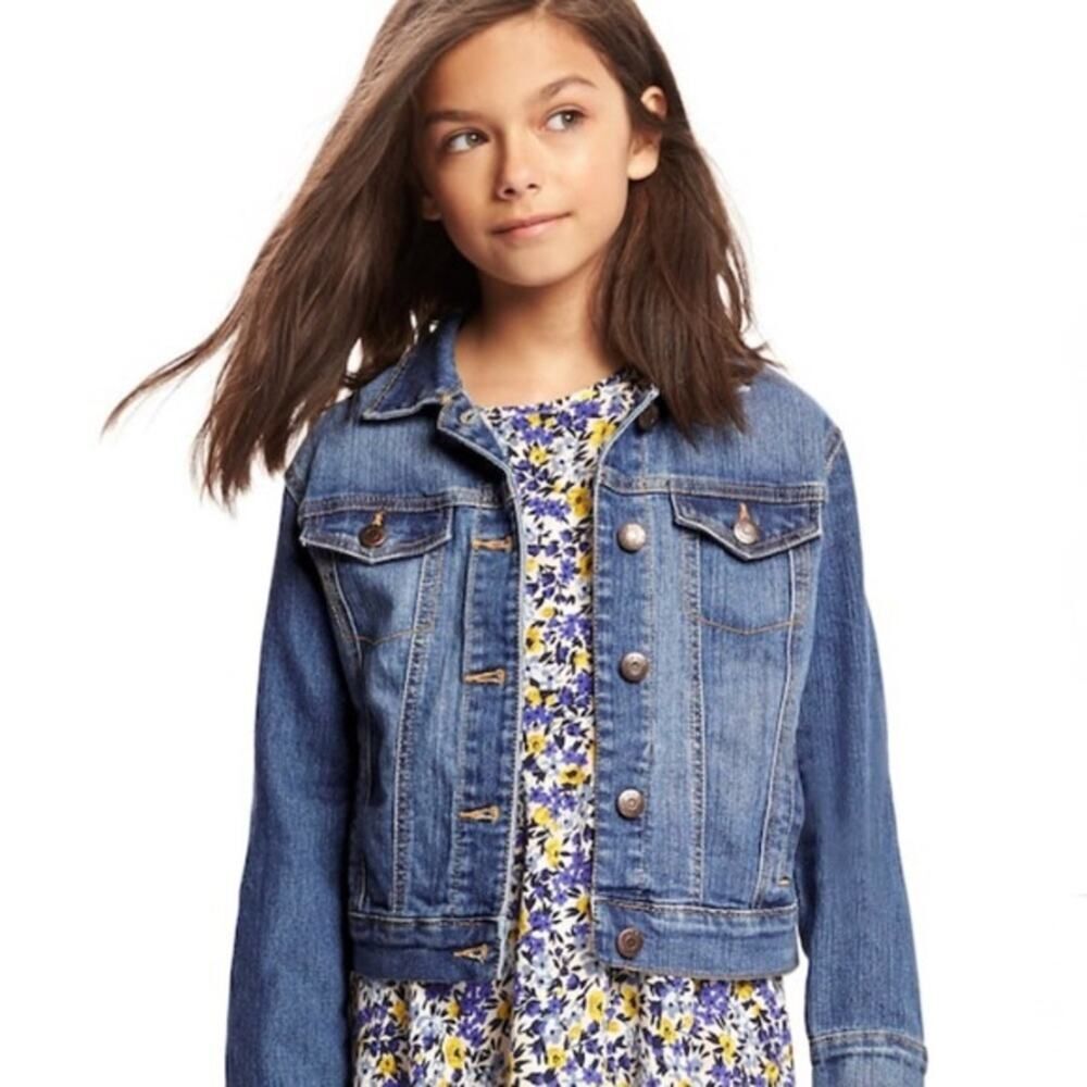 Old Navy Jackie Denim Medium Wash Jacket